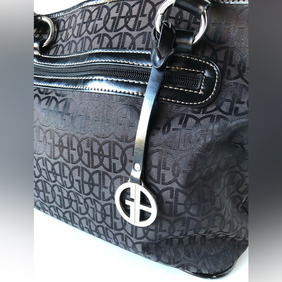 Giani Bernini Purse - Embossed Medium Shoulder Bag - Picture 3 of 10